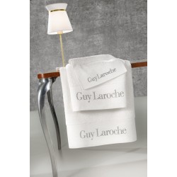 GUY LAROCHE TOWEL FUTURA WHITE SET 3 PCS (30Χ50-50Χ90-70Χ140)