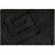 GUY LAROCHE BATHROOM MAT TRIVIA BLACK 55X85