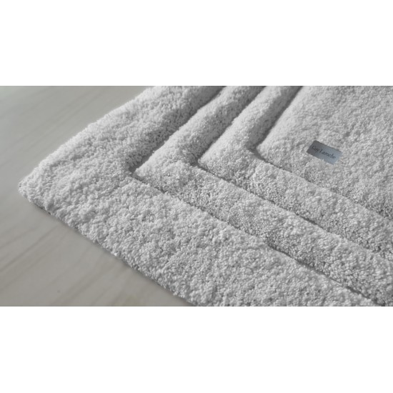 GUY LAROCHE BATHROOM MAT LINEA SMOKE 70X120 GUY LAROCHE BATHROOM MAT LINEA SMOKE 70X120