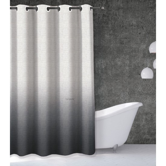 GUY LAROCHE SHOWER CURTAIN MYKONOS ANTHRACITE 240X190