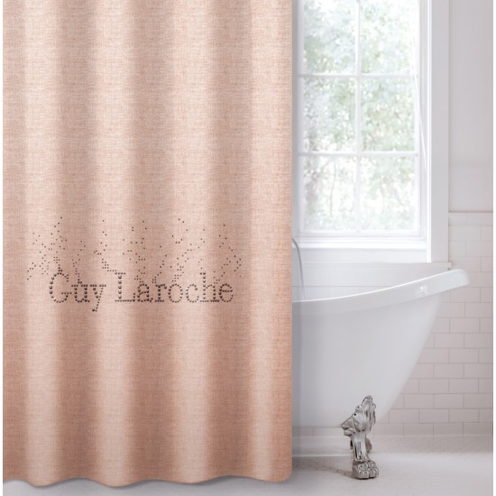 GUY LAROCHE SHOWER CURTAIN PANDORA OLD PINK 180X190