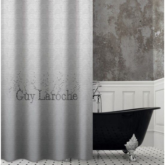 GUY LAROCHE ΚΟΥΡΤΙΝΑ ΜΠΑΝΙΟΥ PANDORA SILVER 180X190