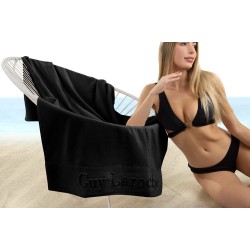 GUY LAROCHE BEACH TOWEL VARADERO BLACK 80X170