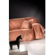 GUY LAROCHE SOFA THROW BALANCE SALMON FOUR SEAT 170Χ350