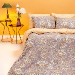 MELINEN DUVET COVER SINGLE SIZE SINCLAIR GREY ULTRA LINE