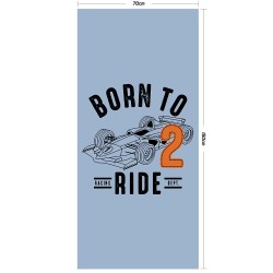 CHILDREN'S BEACH TOWEL RACE CAR 75x150 CHILDREN'S BEACH TOWEL RACE CAR 75x150