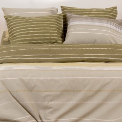 DUVET COVER QUEEN SIZE LUPE OLIVE ULTRA LINE