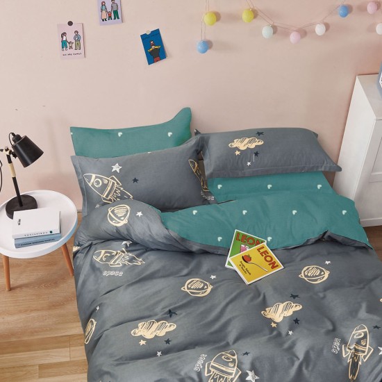 MELINEN ΣΕΤ ΜΑΞΙΛΑΡΟΘΗΚΕΣ ΔΙΠΛΗΣ ΟΨΕΩΣ  OXFORD SPACECRAFT BOY PRIME LINE KIDS