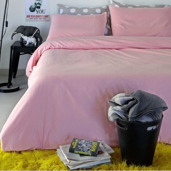 MELINEN DUVET COVER SINGLE SIZE URBAN LINE ROSE