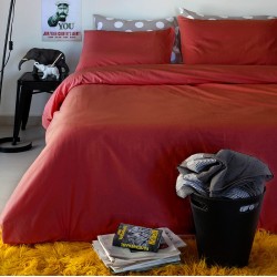 MELINEN DUVET COVER SINGLE SIZE URBAN LINE BORDEAUX