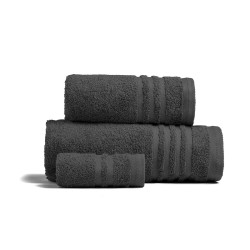 MELINEN TOWELS SET OF 3 PIECES PREMIO DARK GREY
