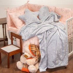 MELINEN CRADLE BLANKET STARITO SILVER MELINEN CRADLE BLANKET STARITO SILVER