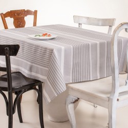 MELINEN TABLECLOTH LONETA LONG 135Χ180 FRANKIE GREY