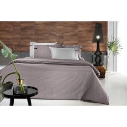 Sheet with rubber Minimal Melanze 160x200+35