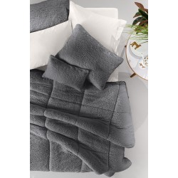 GUY LAROCHE Πάπλωμα MOUTON ANTHRACITE 220X240 GUY LAROCHE Πάπλωμα MOUTON ANTHRACITE 220X240