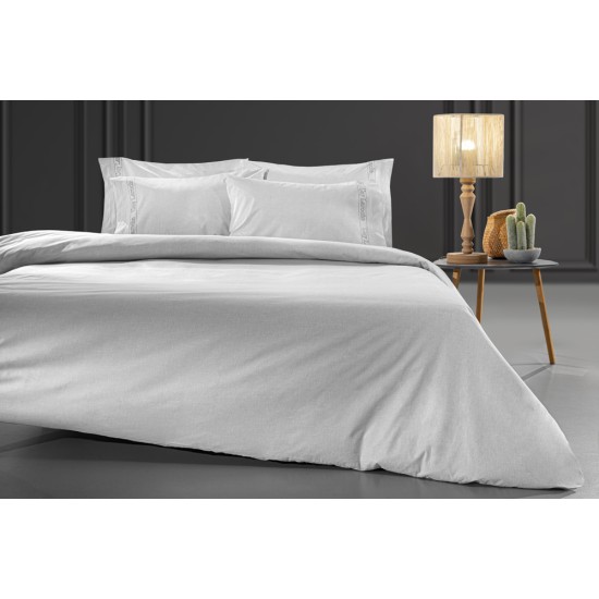 Duvet cover Color Plus Smoke 225x245