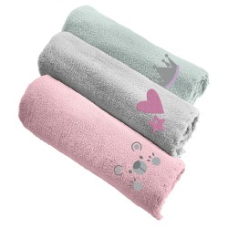 Κουβέρτα κούνιας BABY STAR SILVER 100X140 Κουβέρτα κούνιας BABY STAR SILVER 100X140