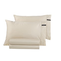 Pair of Sleeping Pillowcases Minimal Natural 50x70