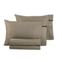 Pair of Sleeping Pillowcases Minimal Wenge 50x70