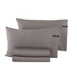 Pair of Pillowcases Minimal Melanze 50x70