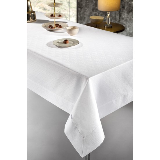 Tablecloth GUY LAROCHE MOTION WHITE 160X220