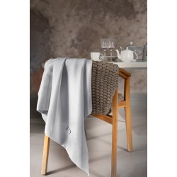 GUY LAROCHE Tablecloth MOTION SILVER 160X320 GUY LAROCHE Tablecloth MOTION SILVER 160X320