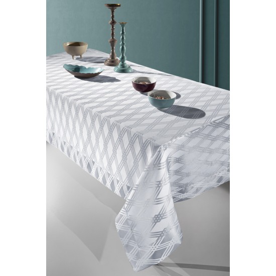 GUY LAROCHE Tablecloth OTTIMO SILVER 160X260