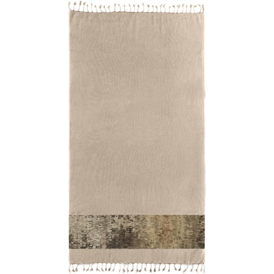 GUY LAROCHE Πετσέτα θαλάσσης PESTEMAL 6 BEIGE 90X170