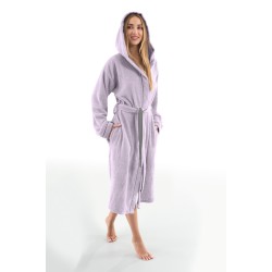 Bathrobe with hoodie Guy Laroche CASUAL LILAC MEDIUM