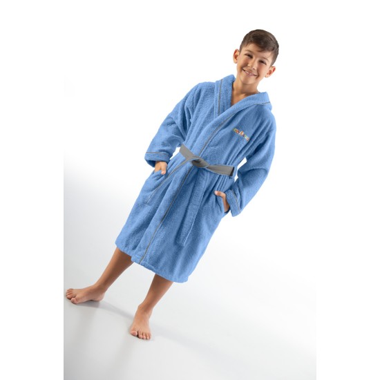 Children's Bathrobe KIDDIES BLUE 2-4