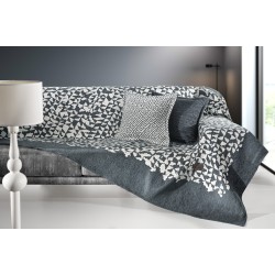 Sofa throw Duomo Anthracite two-seater 180Χ250
