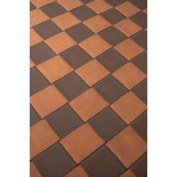 BIOKARPET Art leather carpet chess pattern 160x230cm