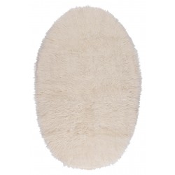 BIOKARPET FLOKATI NATURAL WHITE – OVAL 1700gr