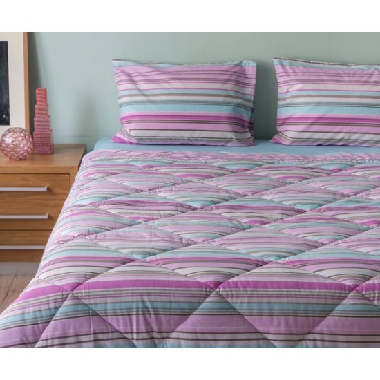 HOME Calmia Stripes Aqua 703 HOME Calmia Stripes Aqua 703