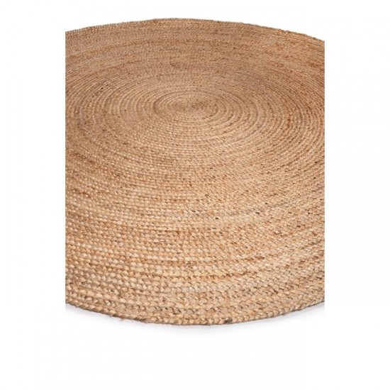 ΚΑΛΟΚΑΙΡΙΝΟ ΧΑΛΙ BIOKARPET JUTE RUG BRD-25-NATURAL-ROUND