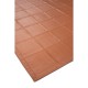 ΜΟΝΤΕΡΝΟ ΧΑΛΙ BIOKARPET Leather  square patch brown 170x240cm