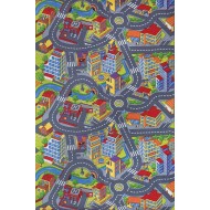 CHILDREN'S WALL TO WALL CARPET BIOKARPET KIDS SMART CITY GREY