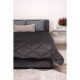 NAF NAF LUXURY FURRY BLANKET – DK Grey - 67139 NAF NAF LUXURY FURRY BLANKET – DK Grey