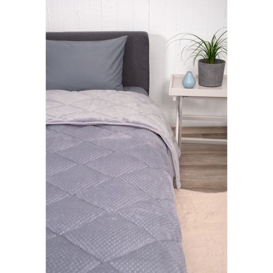 NAF NAF LUXURY FURRY BLANKET – Light Grey - 67140 NAF NAF LUXURY FURRY BLANKET – Light Grey