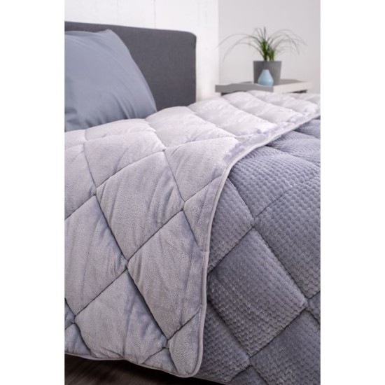 NAF NAF LUXURY FURRY BLANKET – Light Grey - 67140 NAF NAF LUXURY FURRY BLANKET – Light Grey