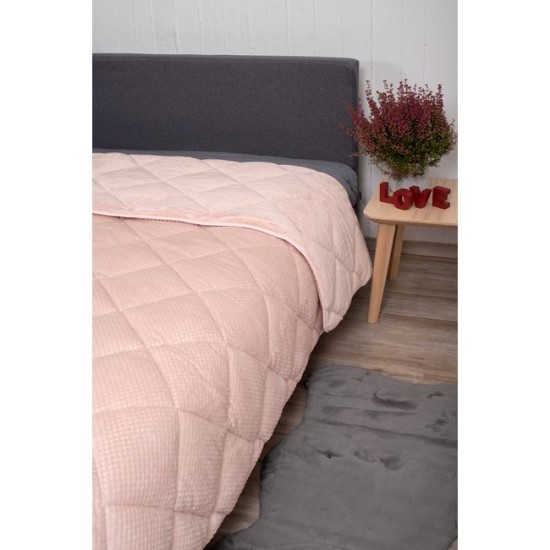 NAF NAF LUXURY FURRY BLANKET – Powder - 67141 NAF NAF LUXURY FURRY BLANKET – Powder