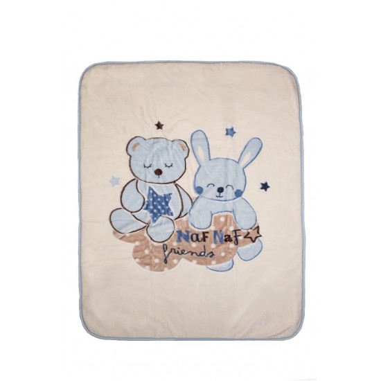 NAF NAF Rachel Printed Friends Blue NAF NAF Rachel Printed Friends Blue