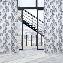 DAS HOME 2177 CURTAIN 140Χ260 WITH TRUCKS