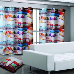DAS HOME CURTAIN + MAX 140X280 FIG.9245 HAPPY