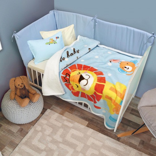 DAS BABY 6557 ΚΟΥΒΕΡΤΑ FLEECE SHERPA 110X140 RELAX DAS BABY 6557 ΚΟΥΒΕΡΤΑ FLEECE SHERPA 110X140 RELAX