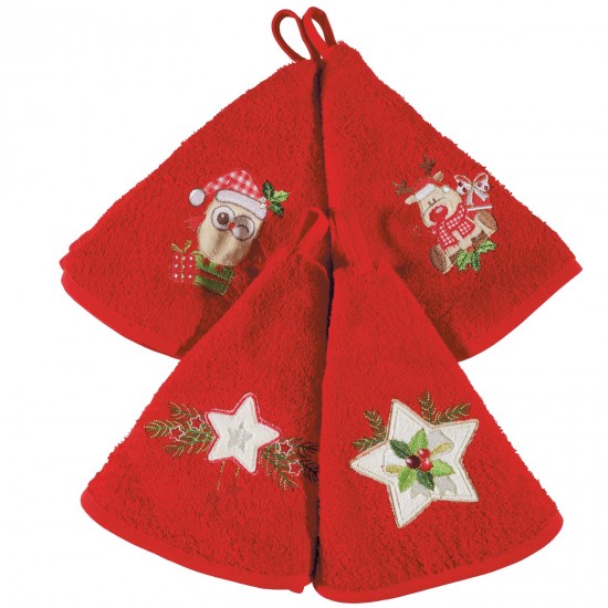 DAS HOME 0589 CHRISTMAS ΠΕΤΣΕΤΑ ΣΤΡΟΓΓΥΛΗ Φ50 DAS HOME 0589 CHRISTMAS ΠΕΤΣΕΤΑ ΣΤΡΟΓΓΥΛΗ Φ50
