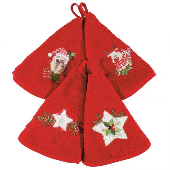 DAS HOME 0591 CHRISTMAS ΠΕΤΣΕΤΑ ΣΤΡΟΓΓΥΛΗ Φ50 DAS HOME 0591 CHRISTMAS ΠΕΤΣΕΤΑ ΣΤΡΟΓΓΥΛΗ Φ50