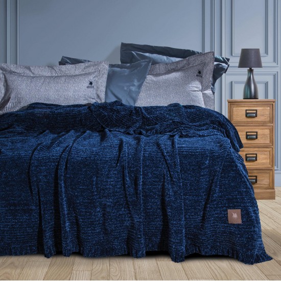 GREENWICH POLO CLUB ΚΟΥΒΕΡΤΑ CHENILLE ΥΠΕΡΔΙΠΛH 2424 GREENWICH POLO CLUB ΚΟΥΒΕΡΤΑ CHENILLE ΥΠΕΡΔΙΠΛH 2424