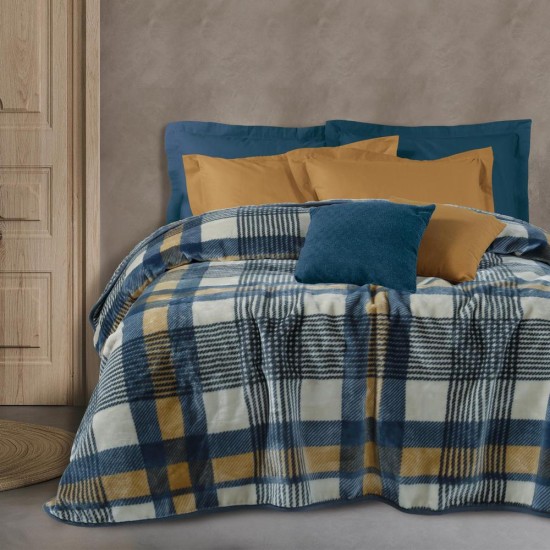 DAS HOME ΚΟΥΒΕΡΤΑ VELOUR MONH 0462 - 420577710462 DAS HOME ΚΟΥΒΕΡΤΑ VELOUR MONH 0462