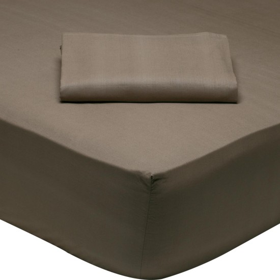 DAS HOME 1004 BED SHEET WITH BROWN RUBBER